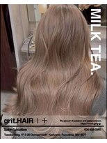 グリット ヘアープラス(grit.HAIR|+)&nbsp;【grit.】ミルクティーベージュ