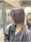 【ADORE横浜】ボブ×ラベンダーグレージュ
