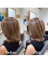 ステラバイケンジ 藤沢(STELLA by KENJE)&nbsp;白髪ぼかし細めハイライト30代40代50代【藤沢　藤沢駅】