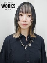 ワークス ヘアデザイン(WORKS HAIR DESIGN)&nbsp;インナーカラーミディアムヘア