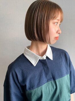 ブルー(BLUE)の写真/ショート・ボブスタイルが人気！かわいいスタイルはBLUEにお任せ☆あなただけのスタイルをご提案します！