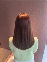 クオン 藤崎店(qon)&nbsp;ミディアムスタイル/髪質改善/縮毛矯正/早良区/藤崎/西新/美容室