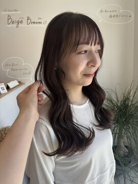 エクレヘアー(Ecre hair) ブリーチなしカラー×髪質改善カラー【一宮/一宮駅/髪質改善】