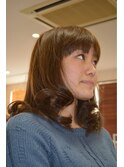 『少し明るめのAラインボブ♪』