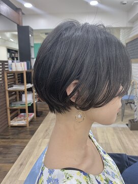 セレスト 石神井公園店(CELESTE) 大人かわいい丸みショートボブスタイル