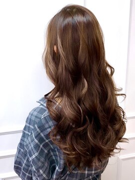 ヘアセットアップス(UP's) ★ちょっと巻き高めでおしゃれ♪『ニュアンスコテ巻きおろし』