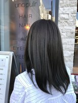 ウノプリール 茶屋町店(unopulir)&nbsp;【unopulir永尾】ブルージュブラック☆暗髪カラー