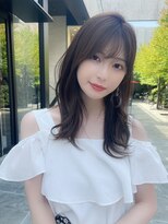 アフロート ディル(AFLOAT D'L)&nbsp;20代30代40代小顔外ハネミディアムひし形シルエットくびれミディ