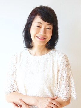 えがお美容室 【えがお美容室】50代60代に人気☆大人エレガントミディアム
