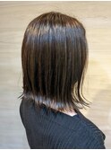 暗色*艶髪グレージュ