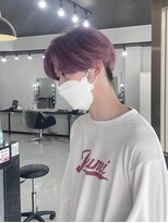 アンダーバーホワイト 浜松店(_WHITE) 透け感ラベンダーピンク M