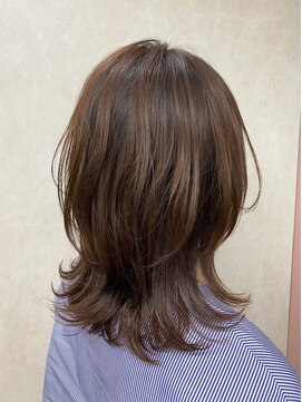 カームバイリコ 学芸大学(calm by liko) 美髪/大人かわいい/こなれミディ/サンドベージュ[学芸大学]