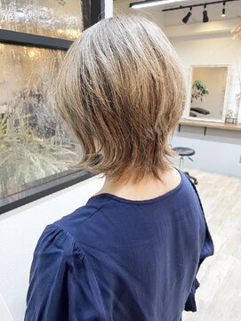 ニット 銀座(knit) 《knit銀座 佐野元気》脱白髪染めハイライト20代30代40代ボブ