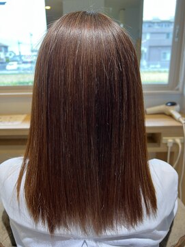 ヘアデザイン ディクト(hair design D.c.t) dct  おかべスタイル　弱酸性ストレート改