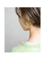 ヘアーラウンジ ハピル(Hair lounge Hapir)&nbsp;白髪染めでも楽しめる◎インナーカラー/ミントアッシュ/40代50代