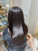 ネオリーブ チロル 横浜西口店(Neolive CiroL.)&nbsp;美髪縮毛矯正×黒髪【黒髪小顔ボブルフワンレンネビージュ】