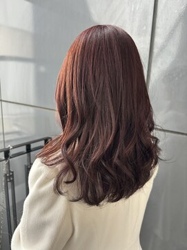 アンレーブ(UNREVE) ブリーチなしピンクブラウン