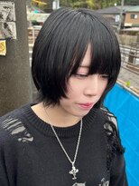 ヘアショップ ホップエム(HAIR SHOP HOP M)&nbsp;ウルフカット/ウルフ女子/顔周り