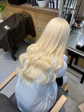 チオ(Chio) 【石坂遥香】エクステ　ホワイトブロンド