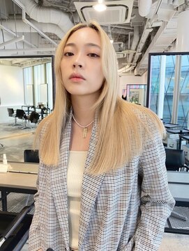 ゲーム 原宿店(GAME) ホワイトベージュ/ダブルカラー/ケアブリーチ/髪質改善/原宿