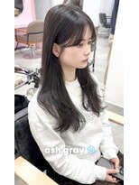 ガーランドウメダ(Garland umeda)&nbsp;レイヤーカット＿アッシュグレー＿担当　垣内＿9090