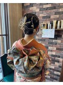成人式ヘア　～シニヨン～