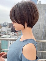 ロンド ルージュ 銀座店(Lond rouge)&nbsp;ピンクページュインナーグレージュマチルダボブ前髪