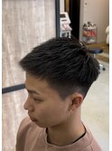 大分メンズ刈り上げベリーショートレイヤー短髪束感スタイル