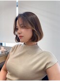 チェリーブラウンホワイトグレージュ顔型別ヘアスタイル特集