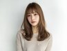 【顔周りのポイント縮毛矯正】髪質改善美髪矯正＋カット＋トリートメント