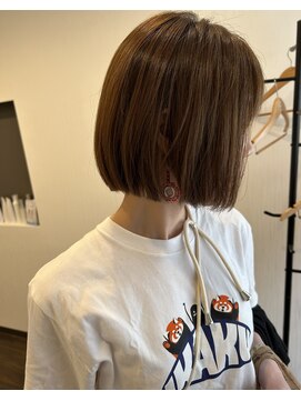 ヘア デザイン クリアー(Hair Design CLEAR) 切りっぱなしボブナチュラル/髪質改善/小顔カット【梅田/堂山】
