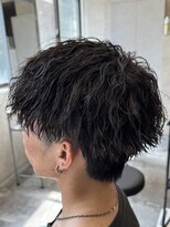 ハッシュタグネイビー 仙台駅前店(#NAVY) ツイストスパイラル仙台美容室波巻きシャドウパーマサーフカール