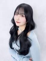 アイティーバイアルバム 下北沢店(IT by ALBUM)&nbsp;ロング前髪カット黒髪顔周りレイヤー_F30692