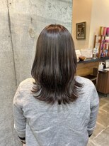 ピスタ(PiSTA)&nbsp;黒髪カタログ/クラゲヘアー/オリーブグレー/千葉駅