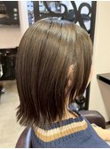 【オリーブカラー】で冬の外ハネスタイル★赤羽美容室・赤羽駅