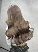 バレイヤージュ、ハイライト、レイヤーロング、キッズカット