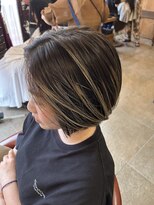 ボボヘアー(BOBO hair) ボブ×毛先メッシュ