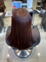 アース 南福島店(HAIR&MAKE EARTH)&nbsp;初カラーピンクブラウン