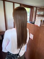 ナンバーエイト(number eight) 顔周りカット大人ロングこなれミディ簡単スタイリング12トーン