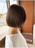 乾かすだけでまとまるミニボブ