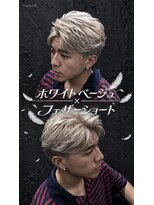 メンズ サロン ドット トウキョウ 町田店(men's salon dot. tokyo)&nbsp;フェザーショート×ホワイトベージュ