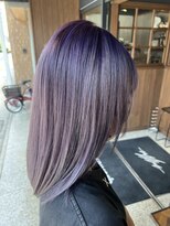 カフェアンドヘアサロン リバーブ(cafe&hair salon re:verb)&nbsp;パープルアッシュ☆