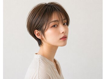 タセト 東陽町(TACET)の写真/お客様の雰囲気、髪の状態、髪質、骨格、毎日の習慣、立ち上がった時のバランスを意識したショートカットへ