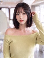 エースハバナ 渋谷(1 HAVANA)&nbsp;レイヤーボブ＊前髪カット＊ダークブラウン