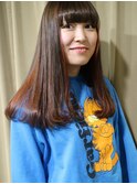 ポップなストレートロング