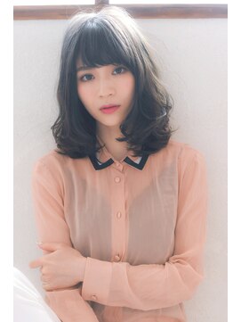 エルフォ(elfo) 【elfo】愛され!オシャレなパーマでセミディスタイル