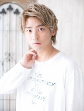 モッズヘア メン 南越谷南口店(mod's hair men) ワイルドアップバングのハイトーン・ネオウルフB