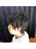 メンズ パーマ