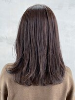 アルバム 銀座(ALBUM GINZA)&nbsp;レイヤーロブ_ローライトスリークボブ厚めバング_ba287141