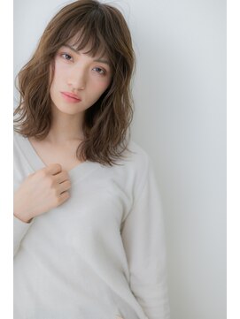 カバーヘア イヴ 戸頭店(COVER HAIR EVE) セミウェットでグラマラス無造作小顔セミディZ戸頭20代30代40代